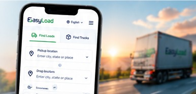EasyLoad app on a phone